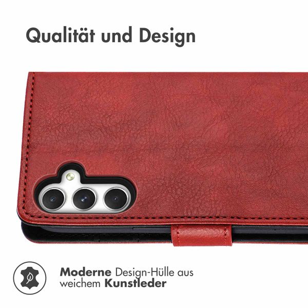 imoshion Luxuriöse Klapphülle Samsung Galaxy A25 (5G) - Rot