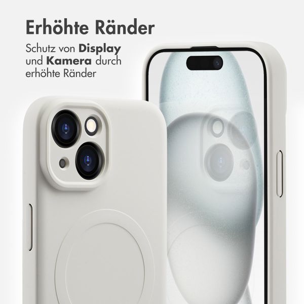 imoshion Color Back Cover mit MagSafe Apple iPhone 15 - Beige