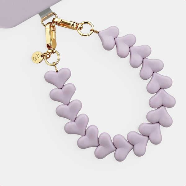 Selencia Lova Herz-Handgelenkbande - Muted Mauve