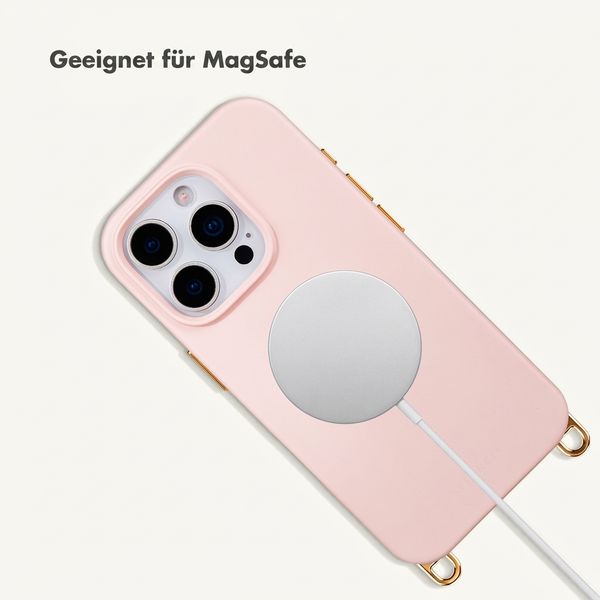 Selencia Rivièra Backcover mit MagSafe mit abnehmbaren Haken Apple iPhone 16 Pro - Sorbet Pink