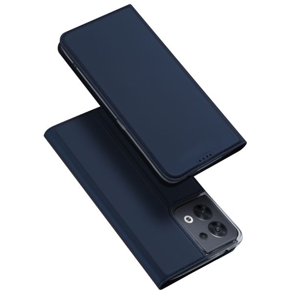 Dux Ducis Slim TPU Klapphülle für das Oppo Reno 8 Pro 5G - Dunkelblau