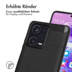 imoshion Brushed Back Cover Xiaomi Redmi Note 12 Pro Plus - Schwarz