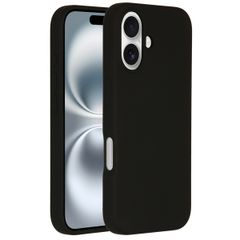 Accezz Liquid Silikoncase mit MagSafe für das iPhone 16 - Schwarz