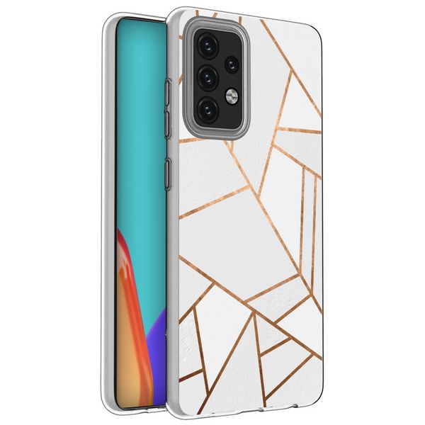 imoshion Design Hülle für das Samsung Galaxy A52(s) (5G/4G) - White Graphic