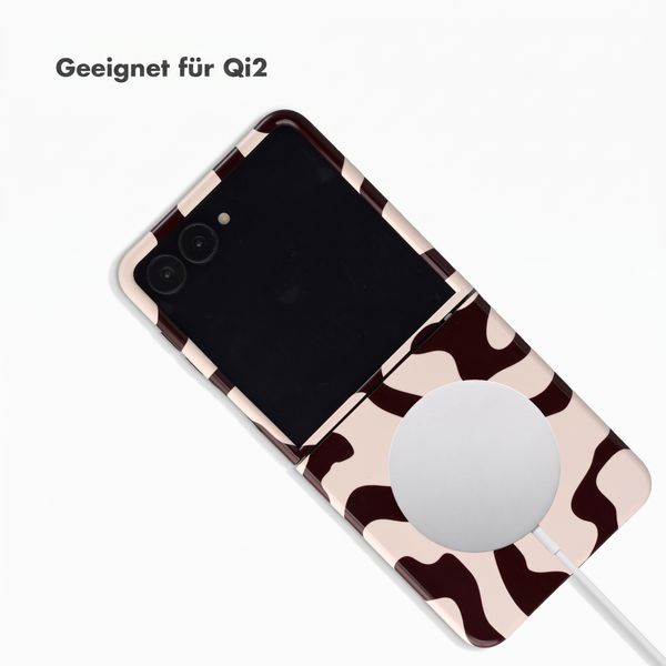 Selencia Vivid Rückabdeckung mit MagSafe Samsung Galaxy Z Flip 8 - Art Wave Black