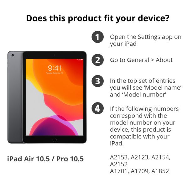 Apple Leather Sleeve Apple iPad 9 (2021) 10.2 Zoll / iPad 8 (2020) 10.2 Zoll / iPad 7 (2019) 10.2 Zoll / Air 3 (2019) / Pro 10.5 (2017) - Midnight Blue
