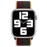 Apple Sport Loop Armband für das  Apple Watch Series 1 t/m 11 / SE / Ultra (44/45/46/49 mm) - Dark Cherry/Forest Green