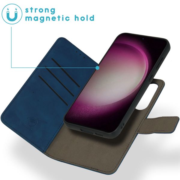 imoshion Entfernbare 2-1 Luxus Klapphülle Samsung Galaxy S23 FE - Blau