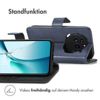 imoshion Luxuriöse Klapphülle Nothing Phone (3a) Pro - Dunkelblau