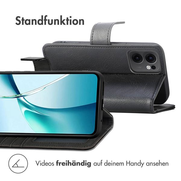 imoshion Luxuriöse Klapphülle Oppo Reno 13 - Schwarz