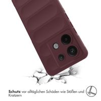 imoshion EasyGrip Back Cover für das Xiaomi Poco X6 Pro - Aubergine