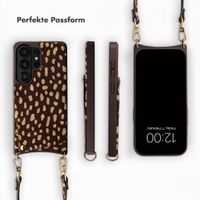 Selencia Nova Echtleder Backcover mit Kartenhalter Samsung Galaxy S26 Ultra - Fawn Chic