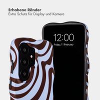 Selencia Vivid Wavy Backcover mit MagSafe Samsung Galaxy S26 Ultra - Dream Swirl Chocolate