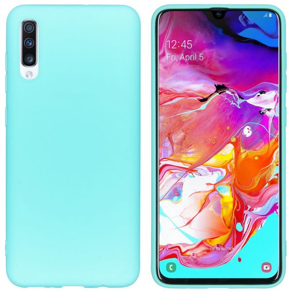 imoshion Color TPU Hülle Mintgrün für Samsung Galaxy A70