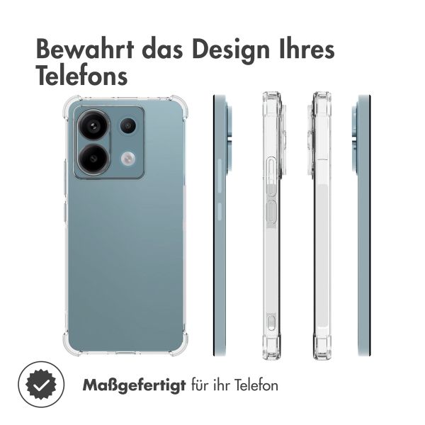 imoshion Shockproof Case für das Xiaomi Redmi Note 13 Pro (5G) / Poco X6 - Transparent