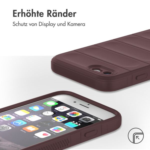 imoshion EasyGrip Backcover Apple iPhone SE (2022 / 2020) / 8 / 7 - Aubergine