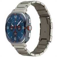 Accezz Mattes Titanstahlarmband für Samsung Galaxy Watch Ultra (2024/2025) - Titanium