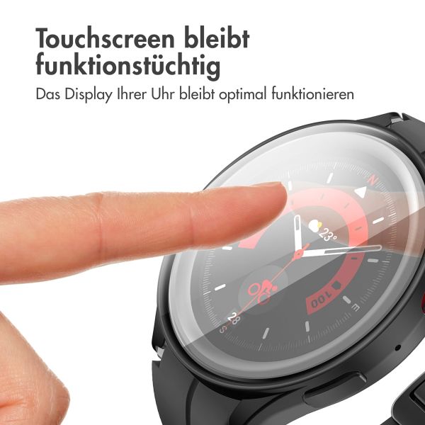 imoshion Full Cover Hard Case für das Samsung Galaxy Watch 5 44 mm - Schwarz