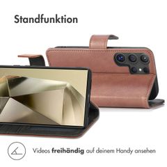 imoshion Luxuriöse Klapphülle Samsung Galaxy S25 Ultra - Braun