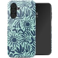 Selencia Vivid Back Cover Samsung Galaxy A26 - Tropical Vibes Light Blue