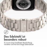 imoshion Edelstahlarmband für das Apple Watch Series 1 bis 9 / SE (38/40/41 mm) | Series 10 (42 mm) - Starlight