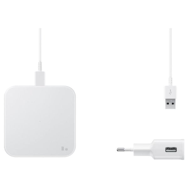 Samsung ﻿Wireless Charger Pad - Ladestation - Mit Adapter und Ladekabel - 15 Watt - Weiß