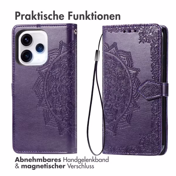 imoshion Mandala Klapphülle Oppo Reno15 (5G) - Violett
