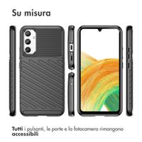 imoshion Thunder Backcover Samsung Galaxy A34 (5G) - Schwarz