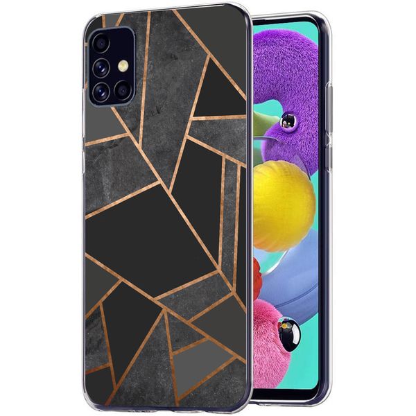 imoshion Design Hülle für das Samsung Galaxy A51 - Black Graphic