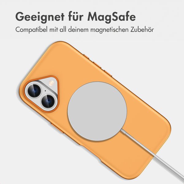 imoshion Color Backcover mit Thin MagSafe Ring Apple iPhone 17 - Orange