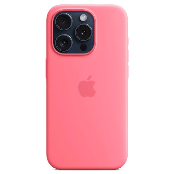 Apple Silikon-Case MagSafe für das iPhone 15 Pro - Rosa