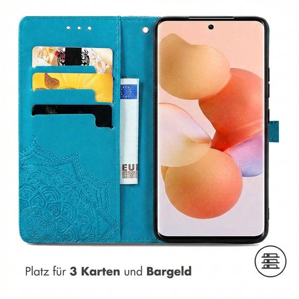 imoshion Mandala Klapphülle Xiaomi 12T (Pro) - Türkis