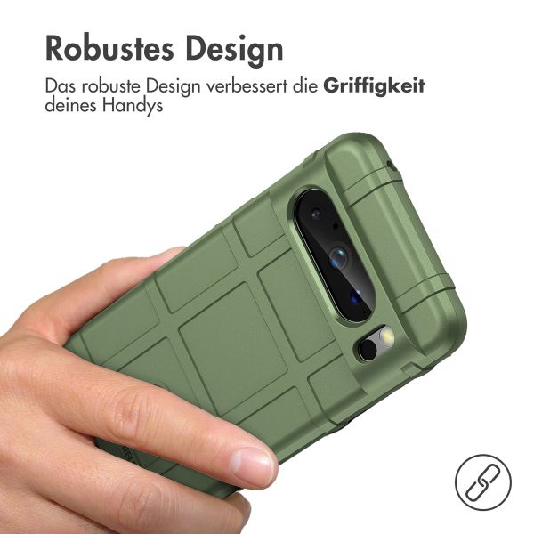 imoshion Rugged Shield Backcover Google Pixel 8 Pro - Dunkelgrün