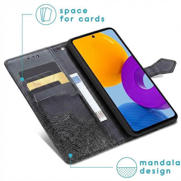 imoshion Mandala Klapphülle Samsung Galaxy M52 - Schwarz