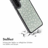 imoshion Design Hülle Samsung Galaxy A57 (5G) - Smoke Green Flowers