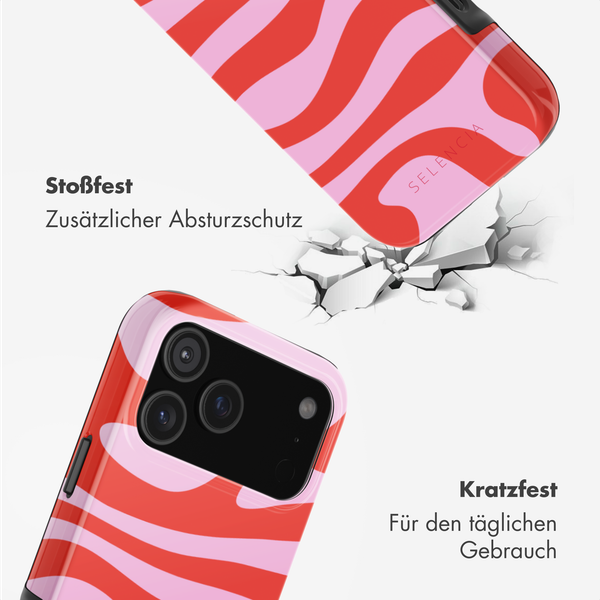 Selencia Vivid Rückabdeckung mit MagSafe Apple iPhone 17 Pro - Dream Swirl Pink