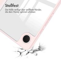 imoshion Trifold Hardcase Klapphülle für das Samsung Galaxy Tab A9 8.7 Zoll - Rosa