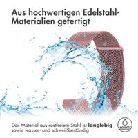 imoshion Magnetisches Milanaise Armband -   Universelle 22 mm Anschluss - Größe M - Rosa