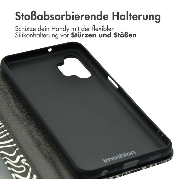 imoshion Design Klapphülle Samsung Galaxy A13 (4G) - Black And White