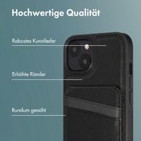 imoshion Backcover mit Kartenfach und Ständer Apple iPhone 14 - Schwarz