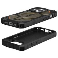 UAG Monarch Pro Backcover für das iPhone 15 Pro - Kevlar Element Green