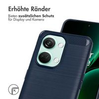 imoshion Brushed Back Cover OnePlus Nord 3 - Dunkelblau