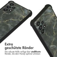 imoshion Design Hülle mit Band für das Samsung Galaxy A33 - Black Marble