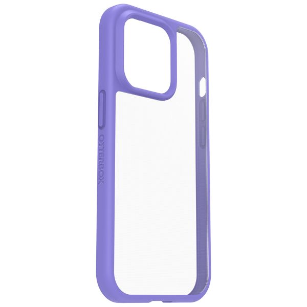 OtterBox React Backcover für das iPhone 14 Pro - Transparent / Violett