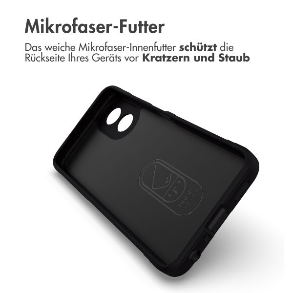 imoshion EasyGrip Back Cover für das Oppo A18 / Oppo A38 - Schwarz