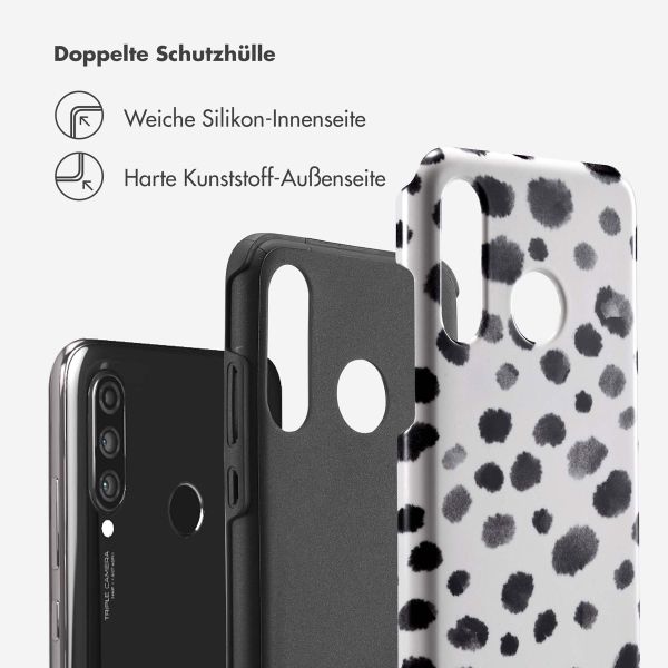 Selencia Vivid Back Cover Huawei P30 Lite - Trendy Leopard