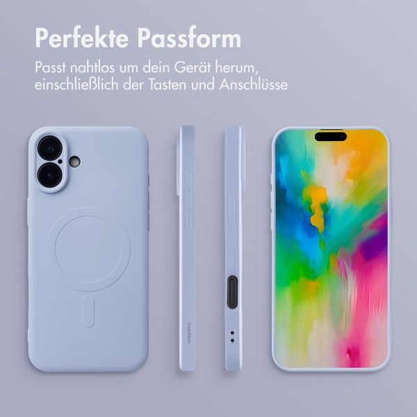 imoshion Color Back Cover mit MagSafe für das Apple iPhone 16 - Lila