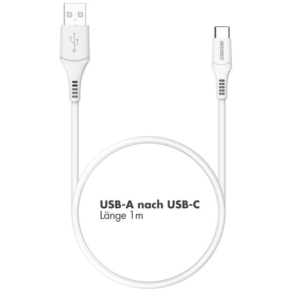 Accezz USB-C- auf USB-Kabel - 1 m - Weiß