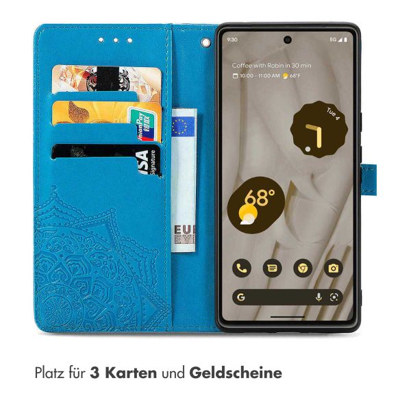 imoshion Mandala Klapphülle Google Pixel 7a - Türkis