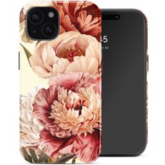 Selencia Vivid Back Cover Apple iPhone 15 - Vintage Peony